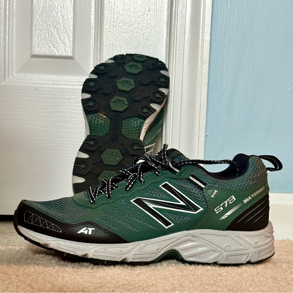 New Balance 573 Men's Green Trail Running Shoes